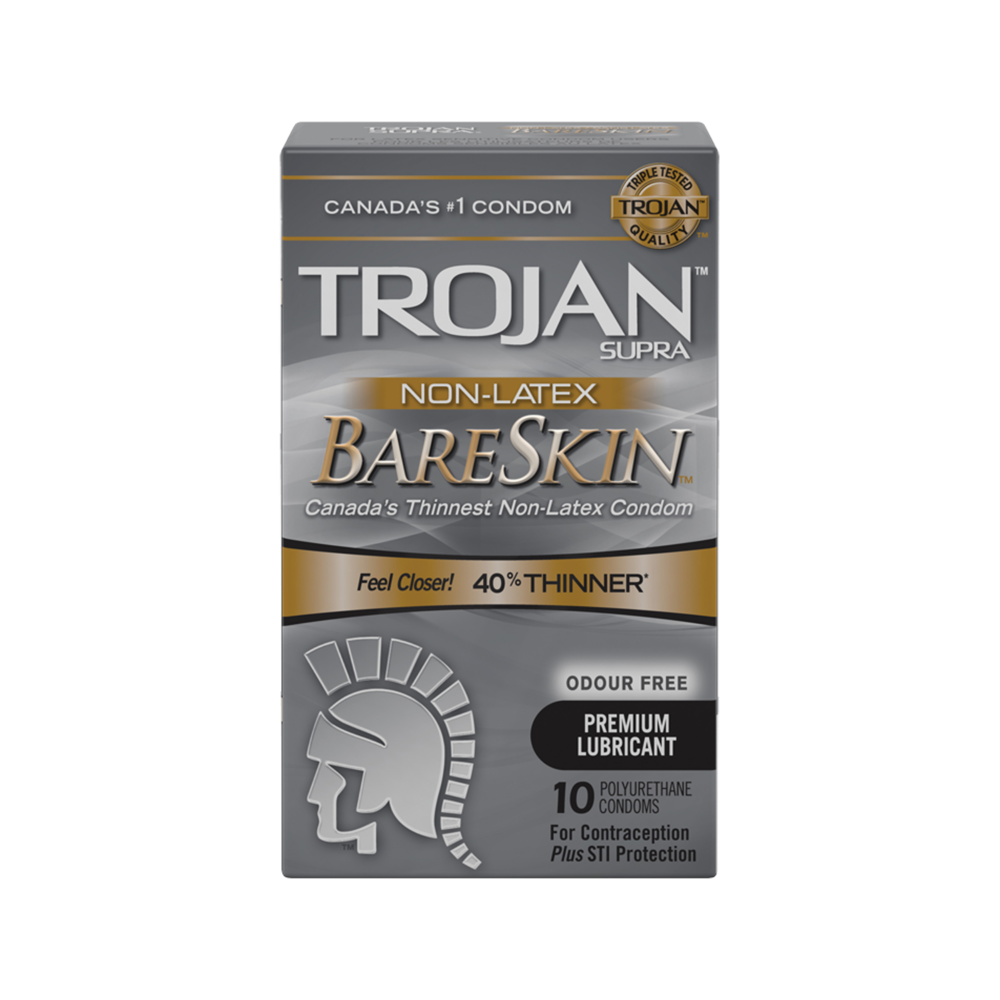 Non Latex Condom Trojan Supra 10 pack