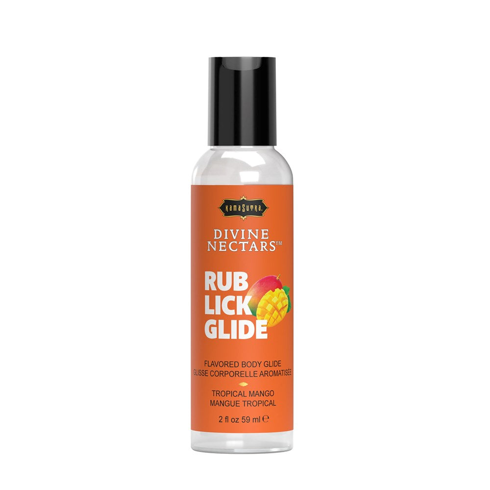 Kama Sutra Divine Nectars Flavored Body Glide 2oz Tropical Mango