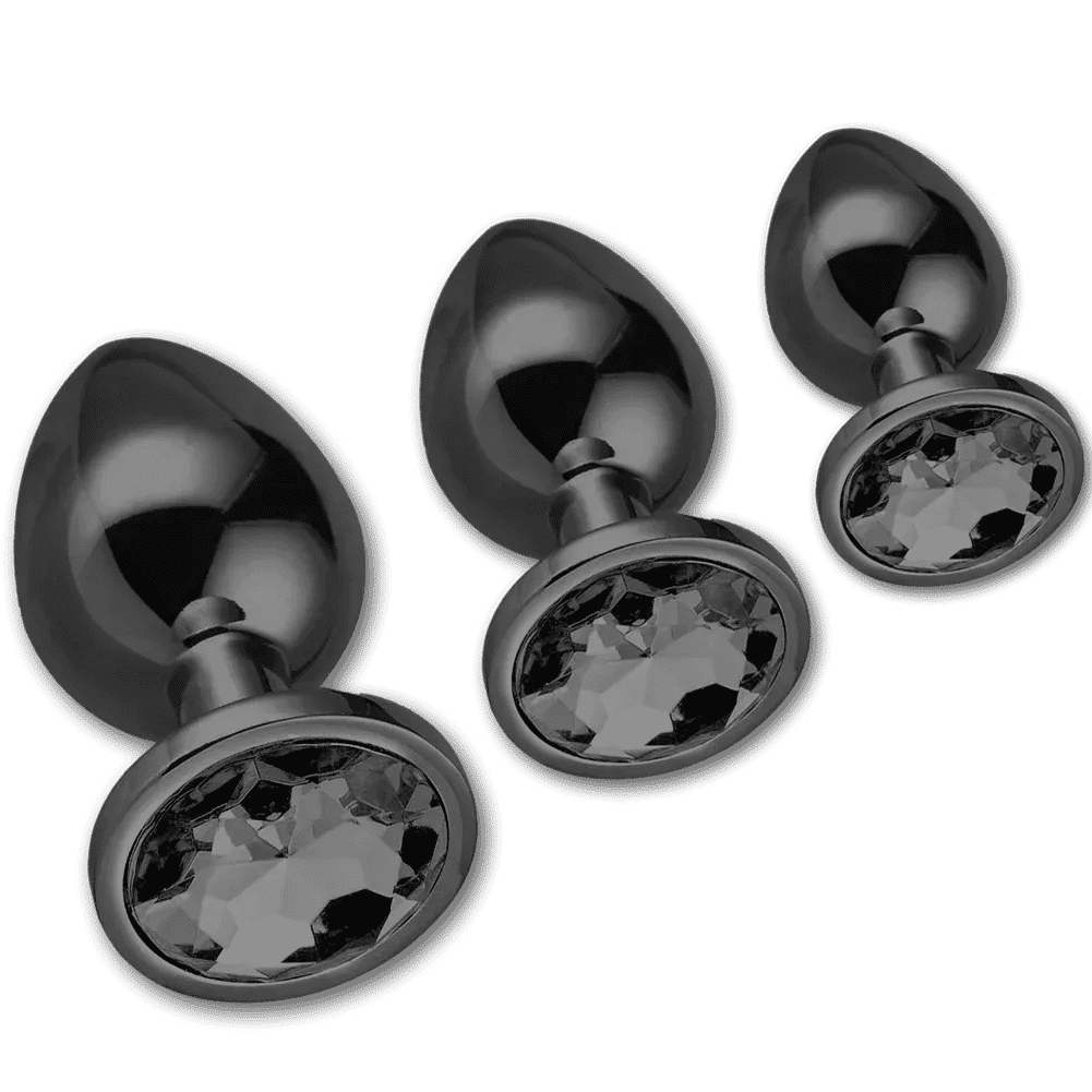Black Jewel Butt Plugs