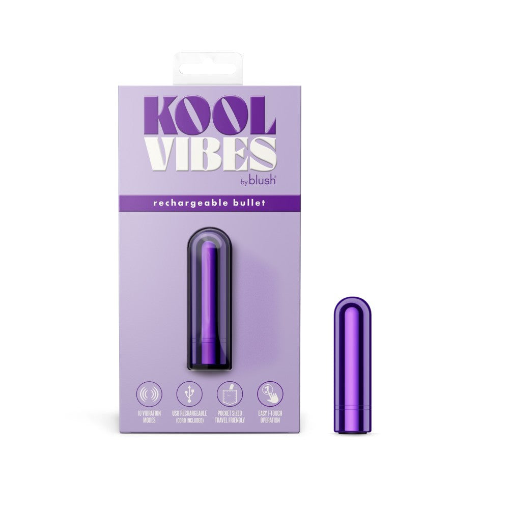 Mini Bullet Vibrator - Kool Vibes Grape