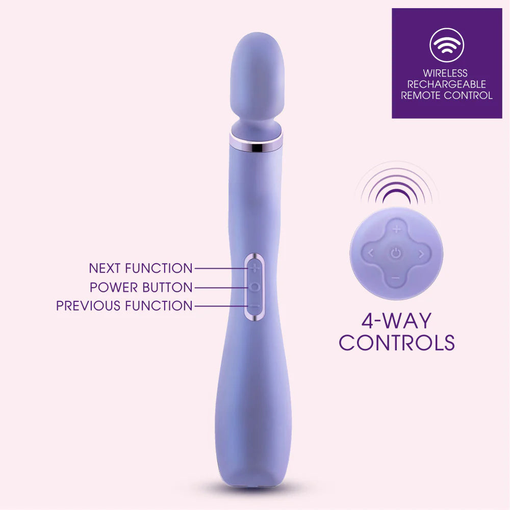 4 way remote control Wand Massager