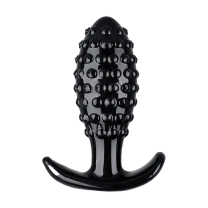 Butt Plug Training Set - 4 Dotted Silicone Butt Plugs