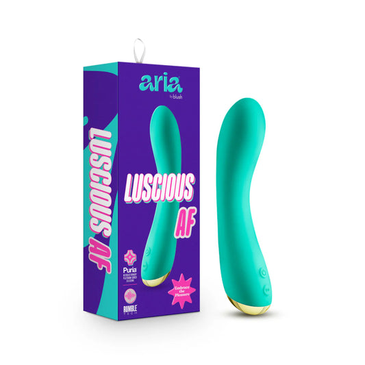 G Spot Vibrator - Aria Luscious AF Silicone Vibrator Box