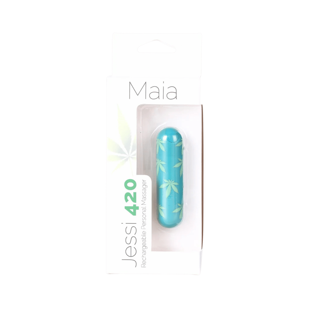 Bullet Vibrator - Maia Jessi 420 Mini Bullet Vibes Teal
