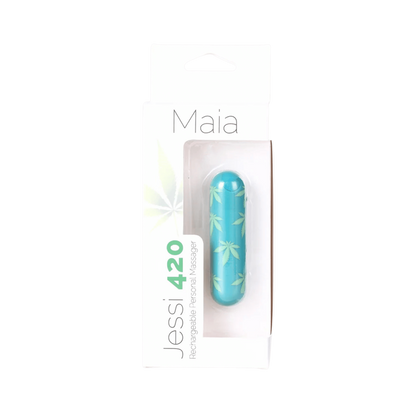 Bullet Vibrator - Maia Jessi 420 Mini Bullet Vibes Teal