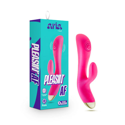 Pink Rabbit Vibrator - Blush Aria Pleasin' AF Box