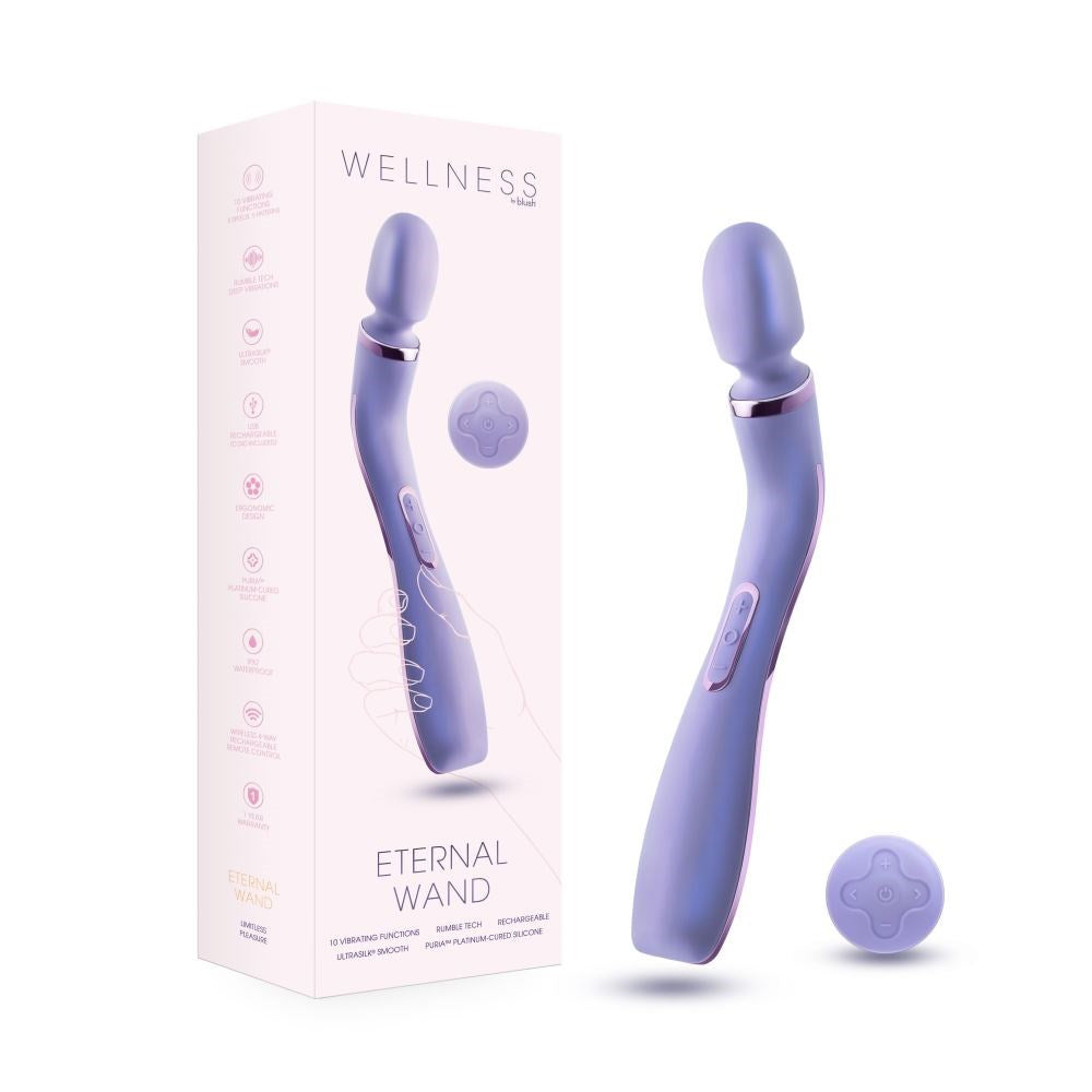 Remote Vibrator - Blush Wellness Eternal Wand Massager