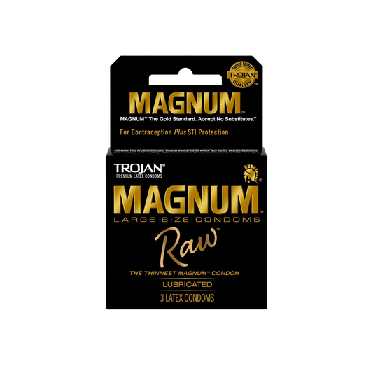 Trojan Magnum Raw Condoms 3 pack