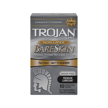 Non Latex Condom Trojan Supra 10 pack