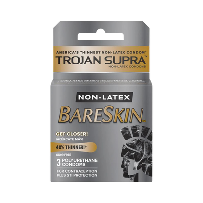 Non Latex Condom Trojan 3 pack
