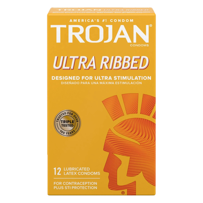 Trojan Ultra Ribbed Condoms 12 pack