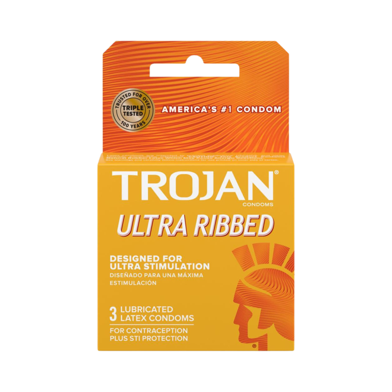 Trojan Ultra Ribbed Condoms 3 pack