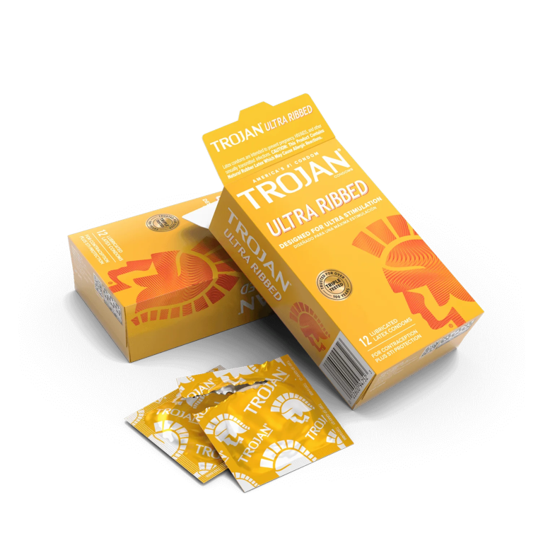 Trojan Ultra Ribbed Condoms Latex