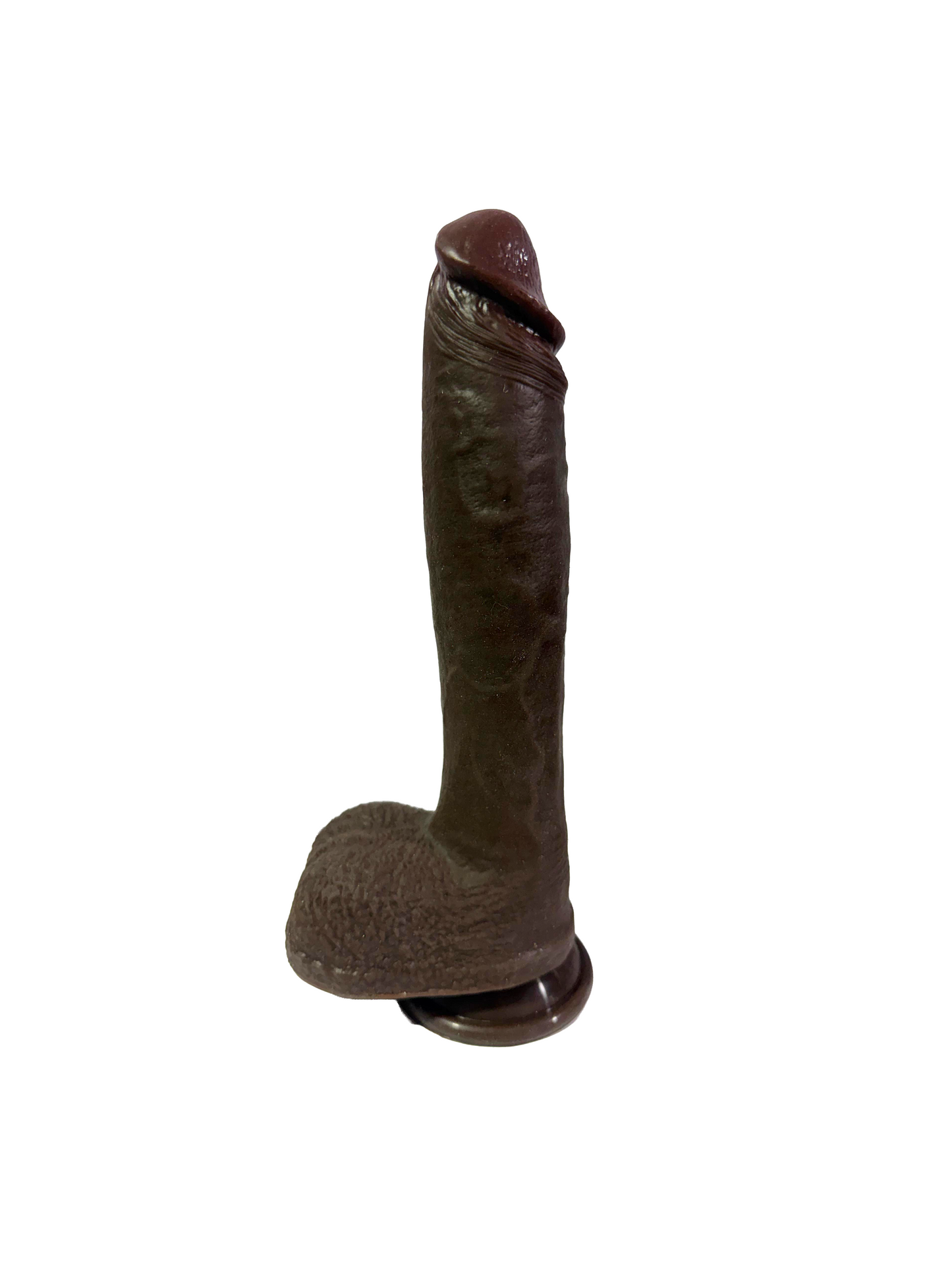 body safe silicone dildo with harness compatible O-ring base