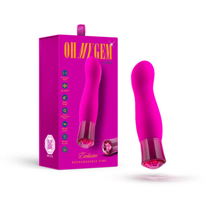 Clit Stimulation Vibrator with Warming - Blush Oh My Gem Exclusive Box