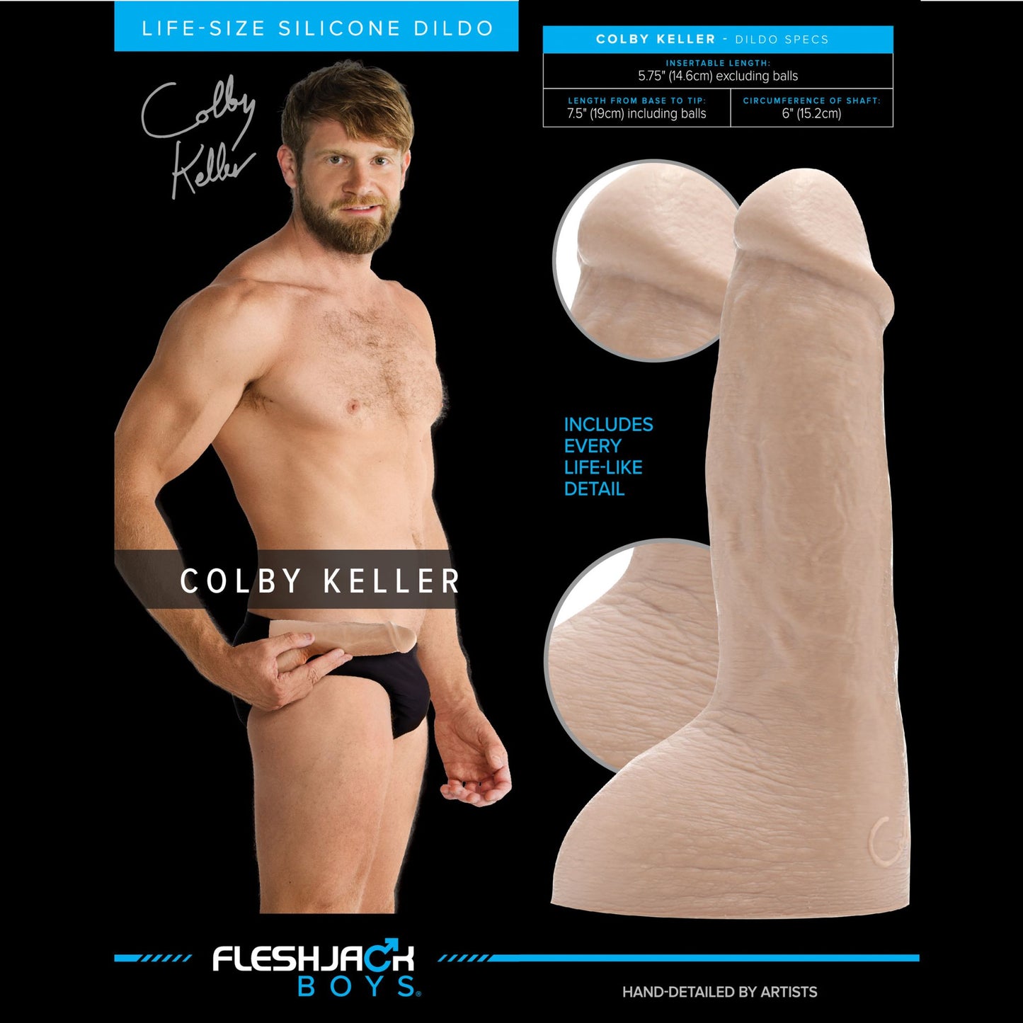 Colby Keller Fleshjack Dildo Box