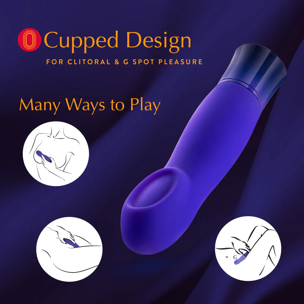 Clit Stimulation Vibrator - Blush Oh My Gem Sapphire