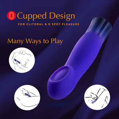 Clit Stimulation Vibrator - Blush Oh My Gem Sapphire