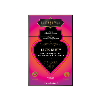 Flavored Lubes - Kama Sutra Lick Me Sex On-The-Go Kit