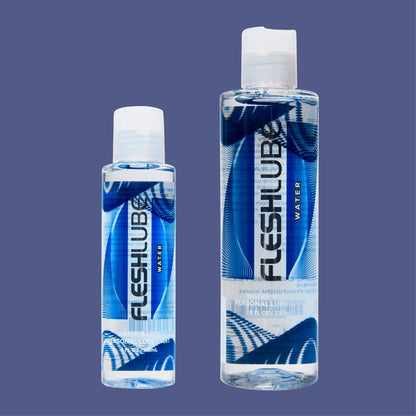 Fleshlube Water Based Lube in 4oz and 8oz bottles