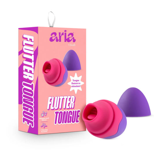 Clit Licker Toy - Aria Flutter Tongue - 7 Flicking Functions