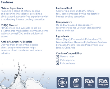 Fleshlube Ice Lubricant Features