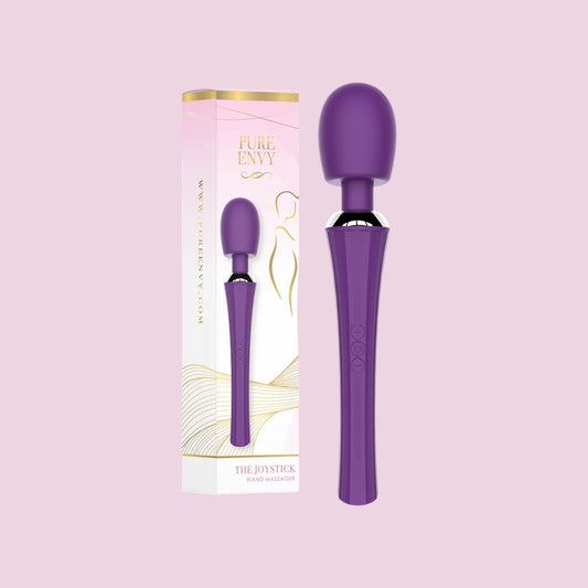 Pure Envy Joystick Vibrator Wand Purple