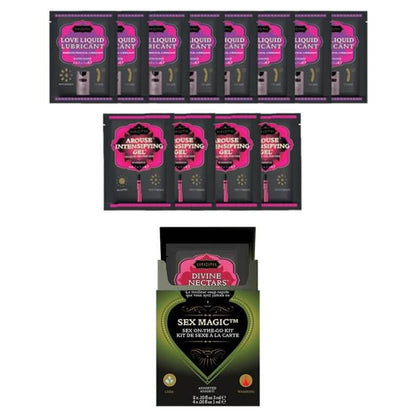 Kama Sutra Sex Magic On-The-Go Kit Warming Lube - Lube Packets