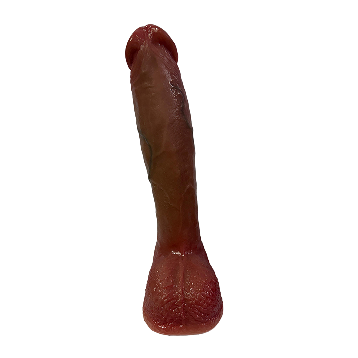 lifelike dual density dildo flex skin texture close-up