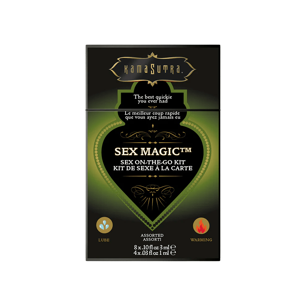 Lube Packets - Kama Sutra Sex Magic On-The-Go Kit Warming Lube