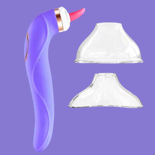 Clit Sucking Vibrator with Licking Mode - Oasis Tempt