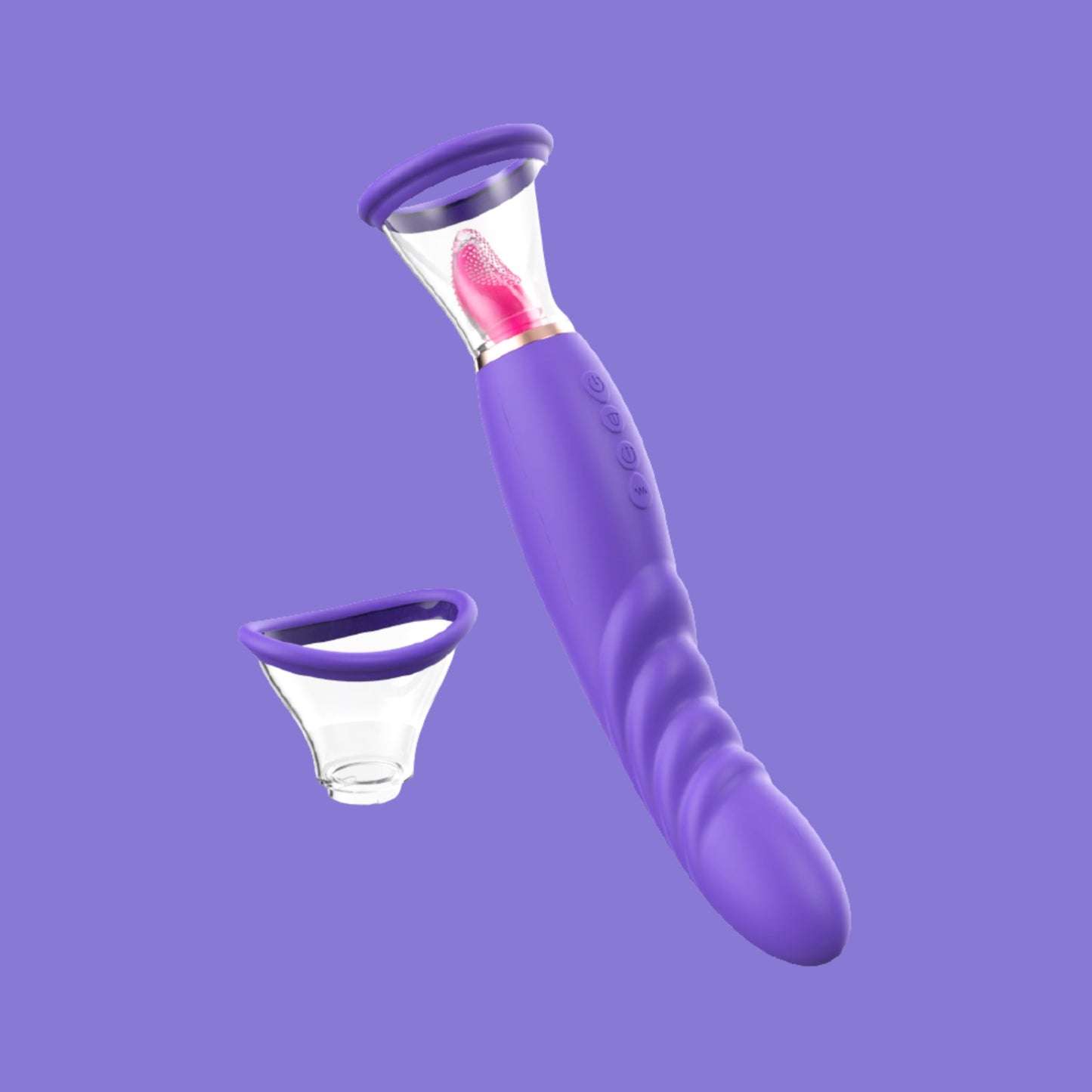 Clit Sucker Vibrator - Oasis Tickle with Licking Modes