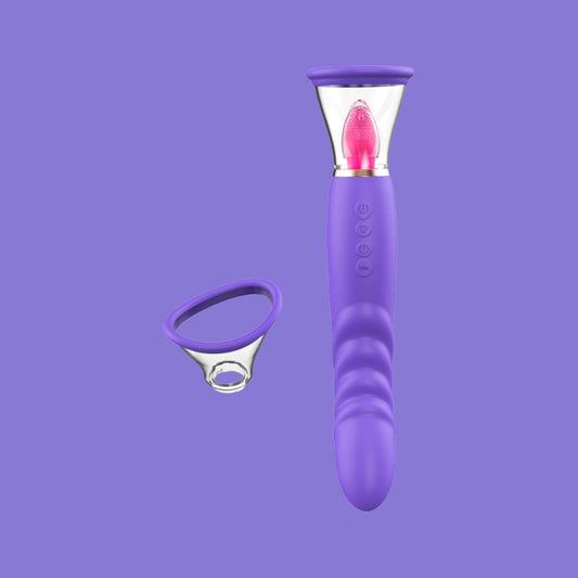 Clit Sucker Vibrator - Oasis Tickle with Licking Modes