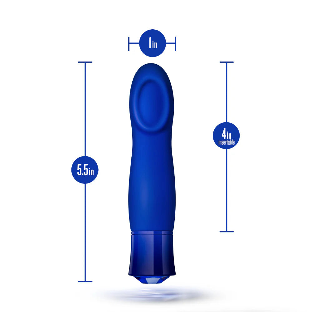 Clit Stimulation Vibrator - Blush Oh My Gem Sapphire